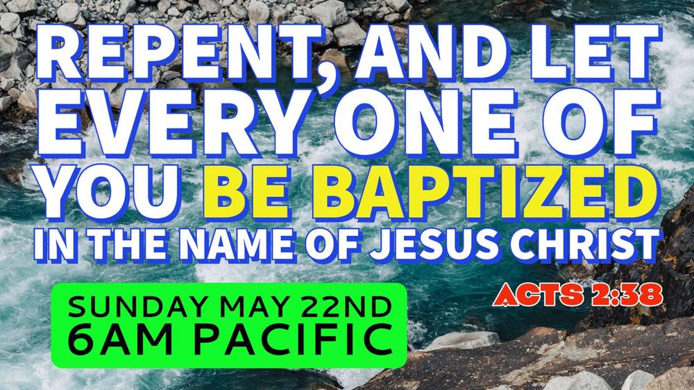 12 – Baptisms
