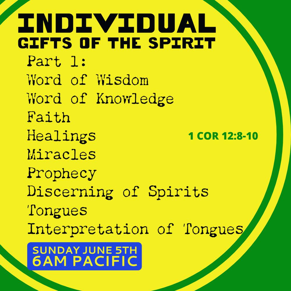 14  – Individual gifts (part 1)